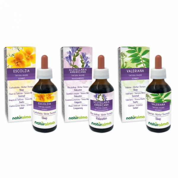 Routine Sonno (Escolzia + Valeriana + Scutellaria americana) 3 x 100 ml – Naturalma AP5-Pack 184-defaultCombination