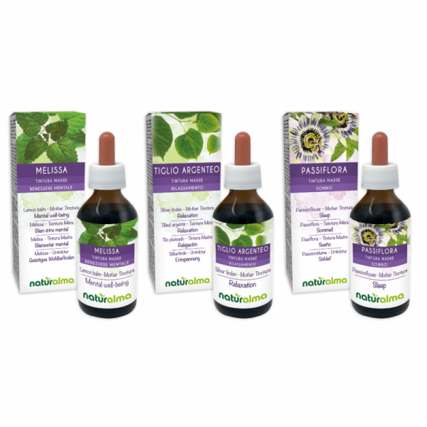 Routine Rilassamento Bambini (Melissa + Tiglio argenteo + Passiflora) 3 x 200 ml – Naturalma AP5-Pack 180-defaultCombination