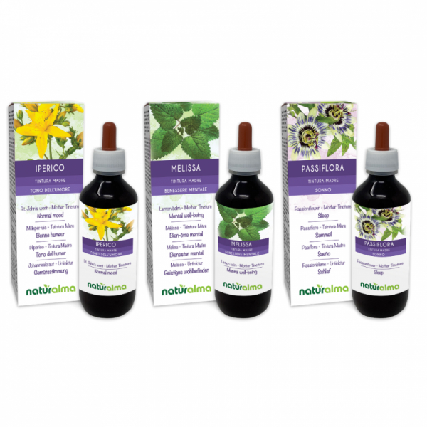 Routine Rilassamento (Iperico + Melissa + Passiflora) 3 x 200 ml – Naturalma AP5-Pack 176-defaultCombination