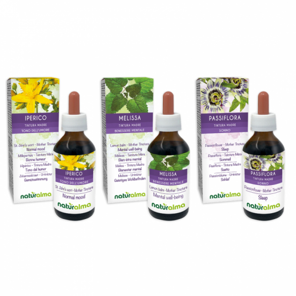Routine Rilassamento (Iperico + Melissa + Passiflora) 3 x 100 ml – Naturalma AP5-Pack 175-defaultCombination