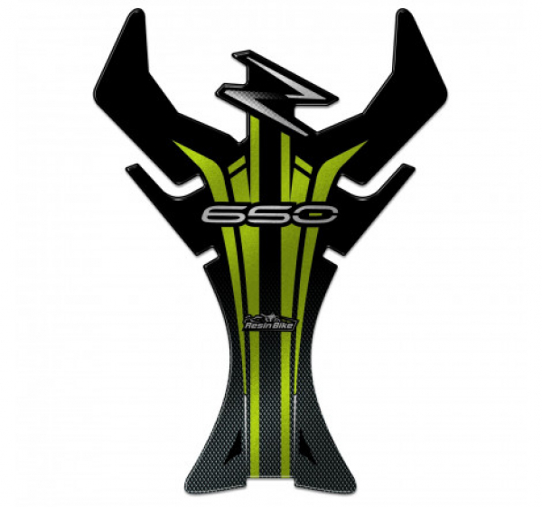 ADESIVO 3D PARASERBATOIO UNIVERSALE COMPATIBILE CON KAWASAKI Z650 2021 VERDE