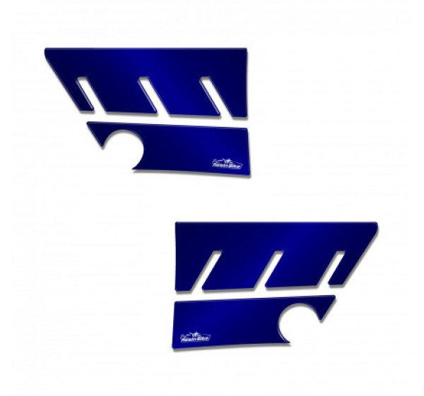 ADESIVI 3D PROTEZIONI LATERALI 01 COMPATIBILI CON YAMAHA TENERE 700 2019 BLU